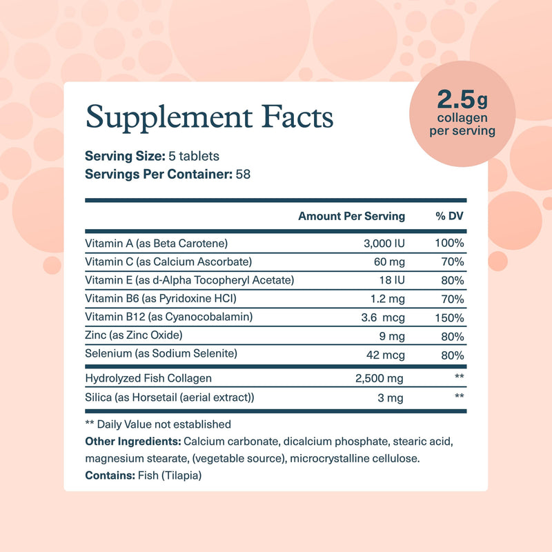 Youtheory Marine Collagen - 2,500 mg Hydrolyzed Collagen - Supports Skin* - Fish-Sourced Collagen - with Vitamin C, A, C, E, B6, B12 & More - Highly Digestible and Absorbable - 290 Tablets (Pack of 2) 290 Count (Pack of 2)