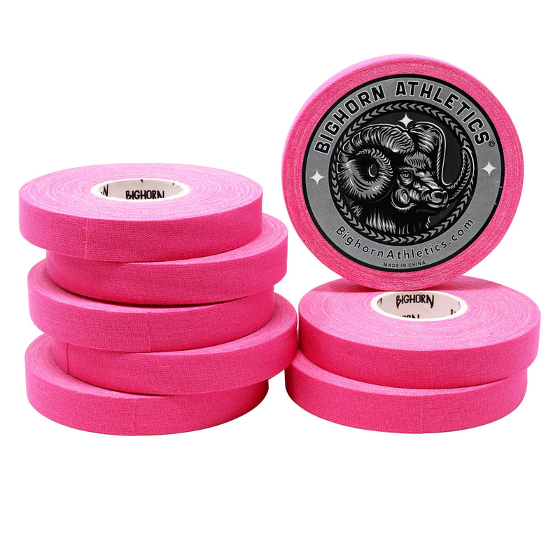 Bighorn Athletics Jiu-Jitsu Finger Tape, 0.5-Inch x 45-feet, 24 Rolls, Pink, White & Nude