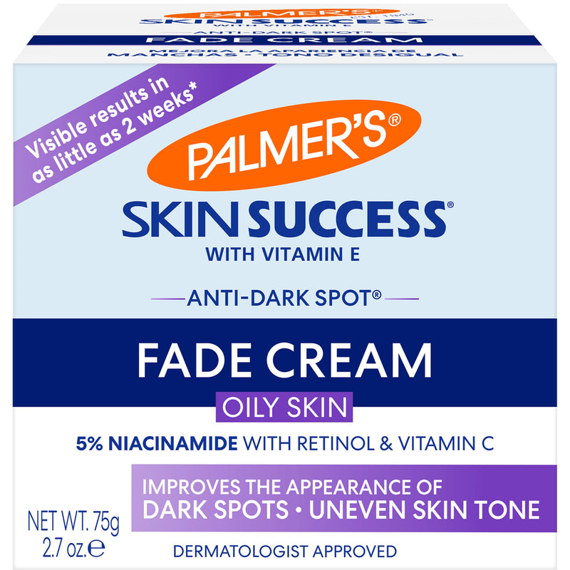 Palmer's Skin Success Anti Dark Spot Face Cream with Vitamin E (2.7 Oz) | Fade Cream with Niacinamide, Helps Reduce Dark Spots, Age Spots, and Unevens Skin Tones for Brighter, More Radiant Skin 2.7 Fl Oz (Pack of 1)