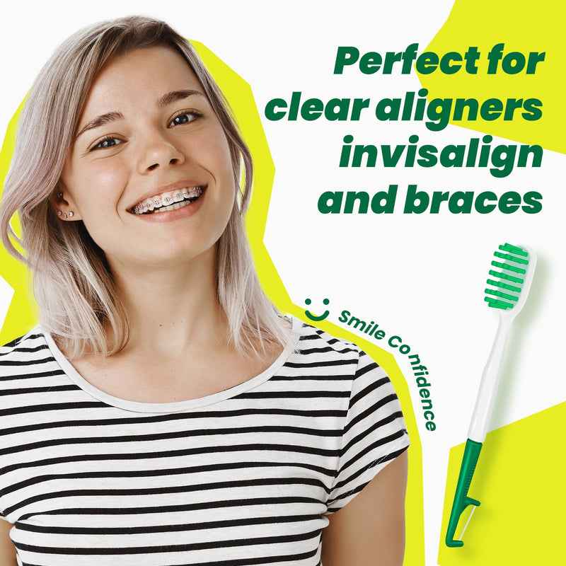 Disposable Mini Travel Toothbrushes，Prepasted On-The-Go Whitening,Individually Wrapped，Disposable，Prepasted Travel Toothbrushes- Peppermint Flavor -（24-Pack）