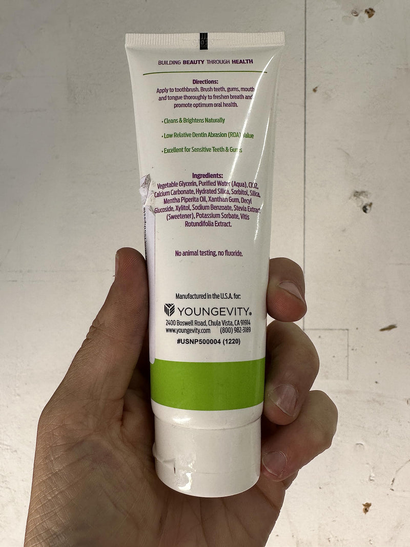 Youngevity Muscadine 20 Fresh Mint Toothpaste