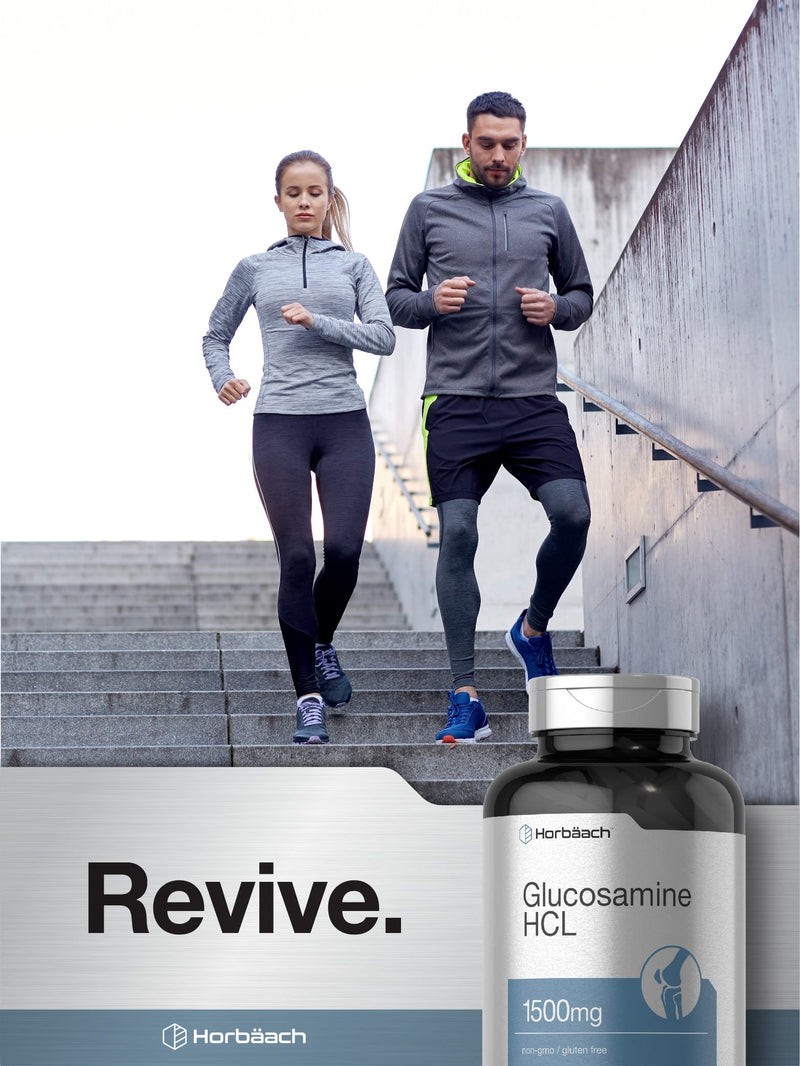 [Australia] - Horb√§ach Glucosamine HCL | 1500mg | 120 Caplets | Non-GMO and Gluten Free Supplement 
