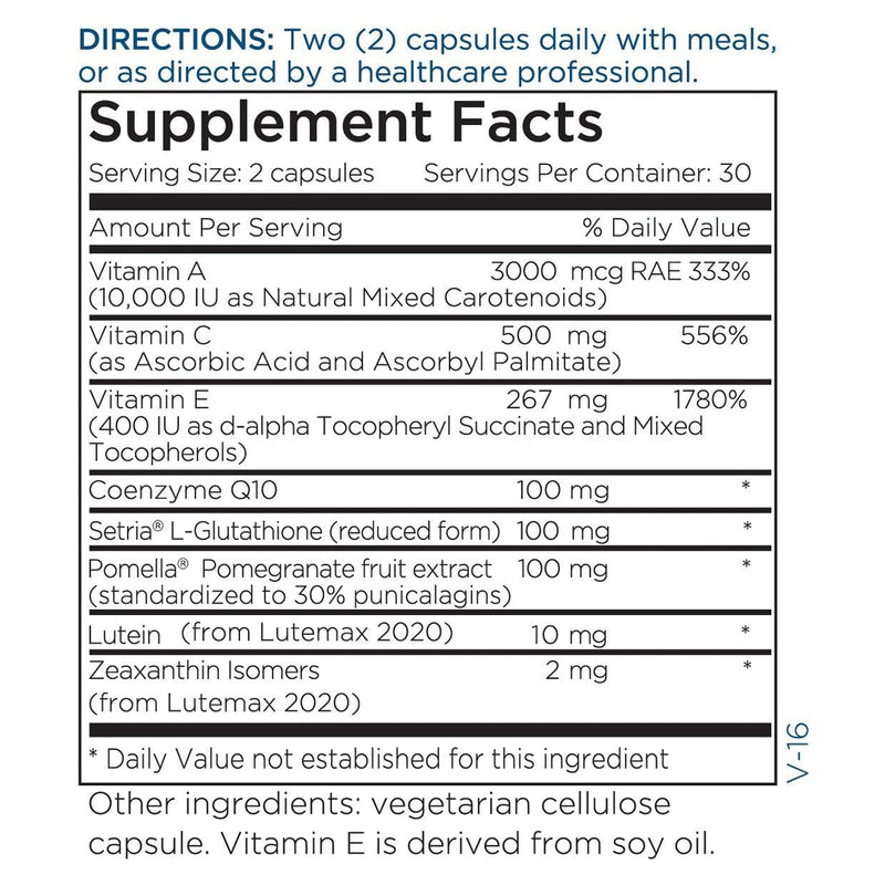 Metabolic Maintenance Deluxe Scavengers Antioxidant, 60 Capsules | Antioxidant Formula with Vitamins A, C, E and CoQ10 for Cellular Protection and Energy Production, Hypoallergenic
