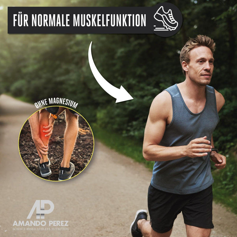 [Australia] - Amando Perez Magnesium Malate Tablets - 180 pieces each 3000 mg Magnesium Malate (450 mg high-dose magnesium) Magnesium for Sports Vegan - Magnesium high-dose capsules Magnesium Malate Tablet 180 pieces (pack of 1) 