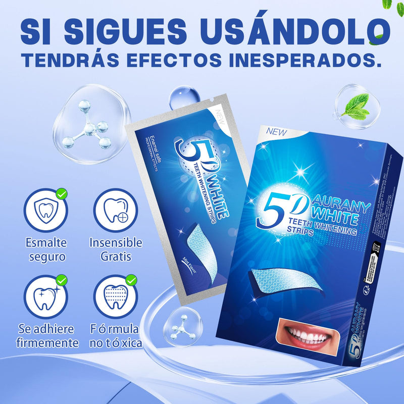 [Australia] - 5D Sensitive Teeth Whitening Strips 14Pairs (28Strips) - Professional Enamel-Safe Formula, Fast Stain Removal for Coffee Drinkers & Smokers, Sensitivity-Free Whitening Kit 1 Count (Pack of 14) 