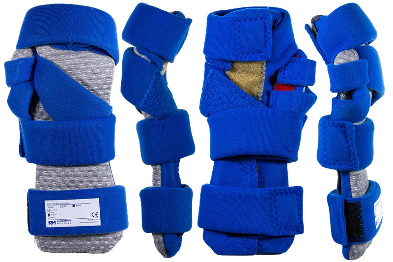 Restorative Medical BendEase Hand Splint - Wrist Pain Support for Carpal Tunnel, Arthritis and Stroke Recovery (Large - Right) Large
