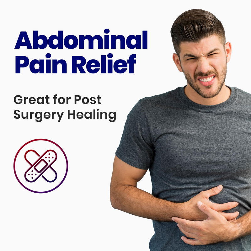 [Australia] - Abdominal Binder Post Surgery Tummy Tuck - Postpartum Belly Band Wrap | Post C Section Belly Binder Recovery | Stomach Compression Hernia Belt For Men & Women After Pregnancy, Hysterectomy L/XL Large/XL 