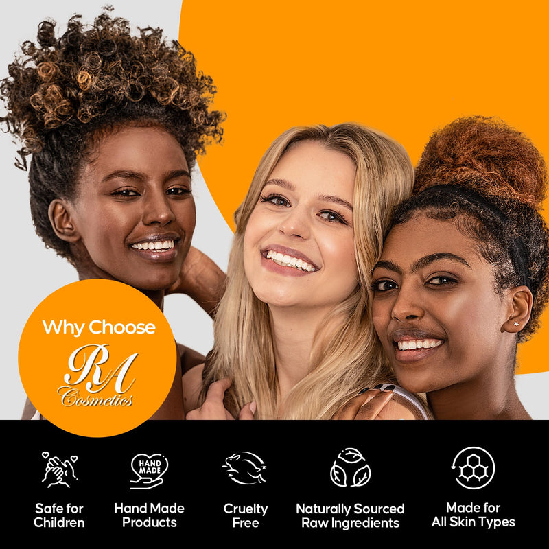 RA Cosmetics Whipped Shea Butter Baby Powder - 6oz | 100% Pure & Natural African Shea Butter for Men & Women - Ultimate Handcrafted Moisturizer with Essential Vitamins for Radiant Skin & Luscious Hair 6 Ounce (Pack of 1)