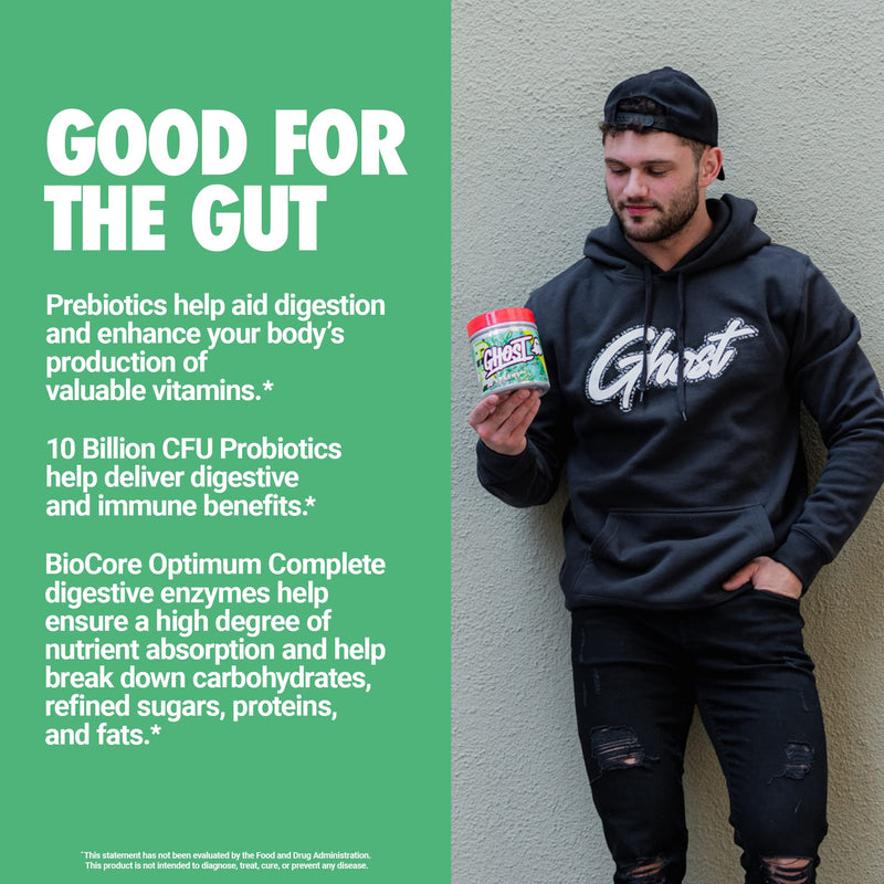 [Australia] - GHOST Greens Superfood Powder, Guava Berry - 30 Servings - 19 Super Greens & Reds, Fruits, Vegetables, Spirulina, & Chlorella, Prebiotics, 10 Billion CFU Probiotic & Digestive Enzymes - Gluten-Free 