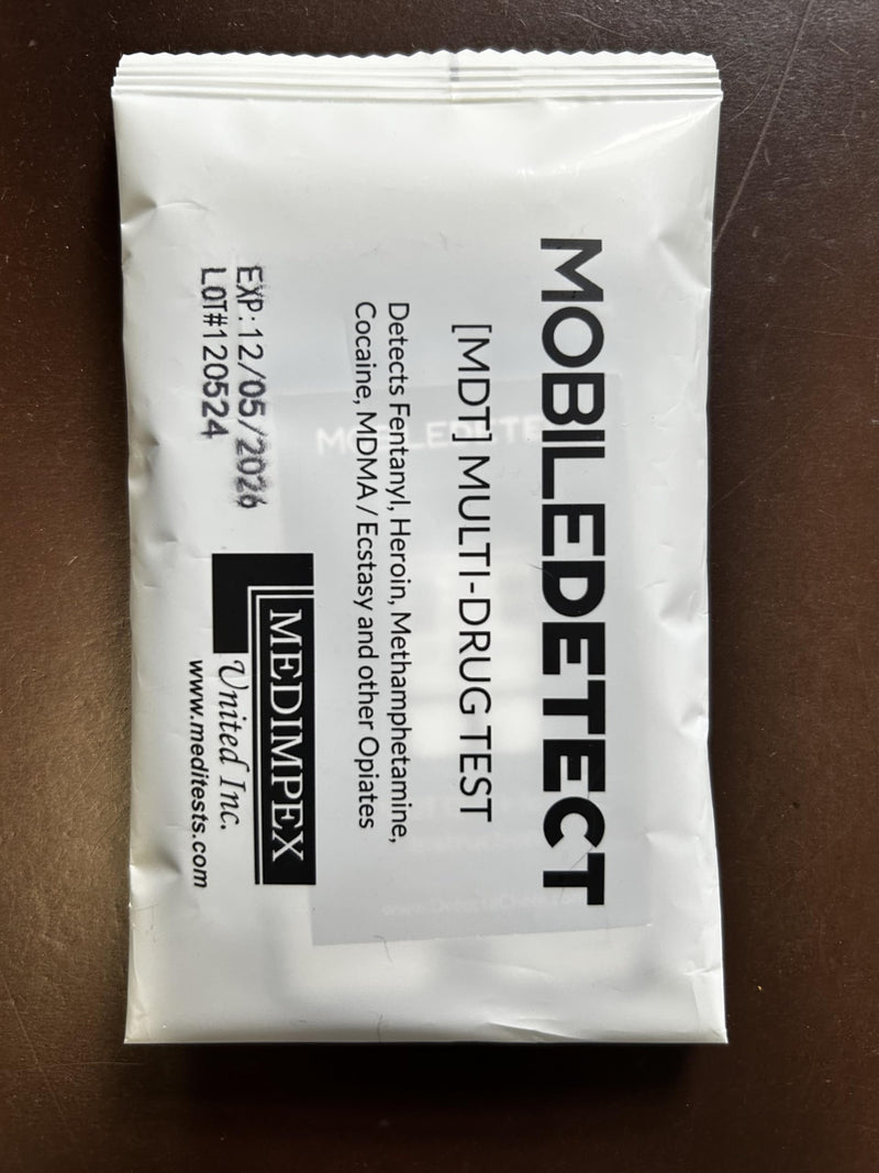 MobileDetect Pouch Residue Detection Multi-Drug Test Kit - Rapid Surface Residue Detector