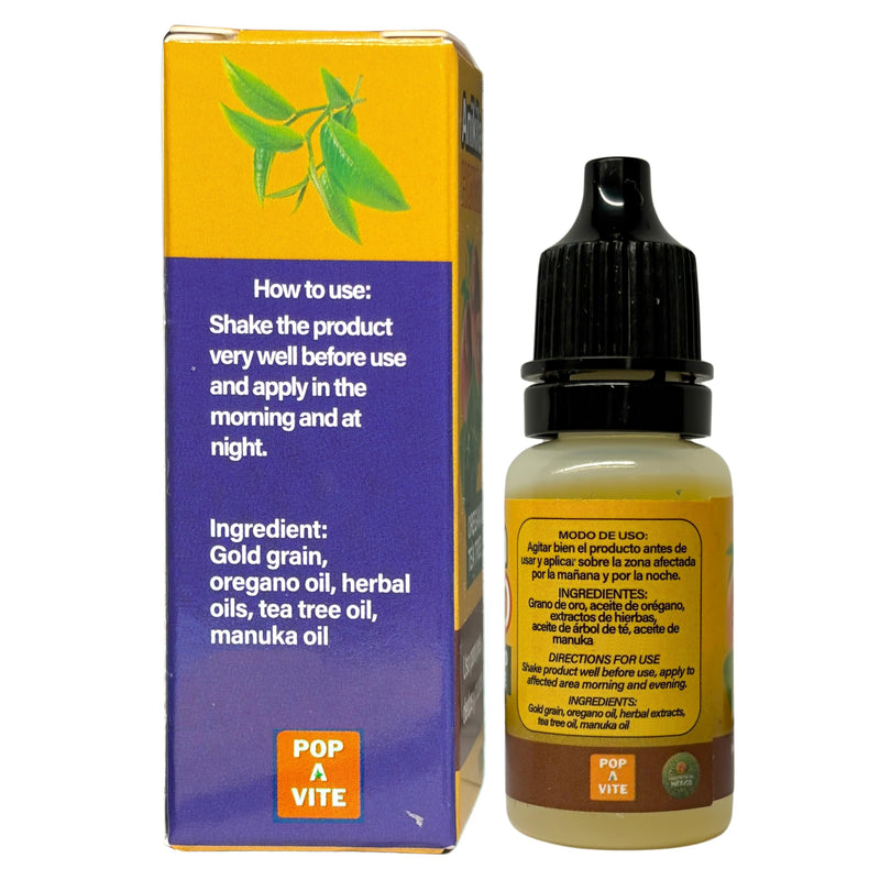 Anikila Hongo Herbal Extract Oregano Tea Tree Drop for Nail & Skin Support