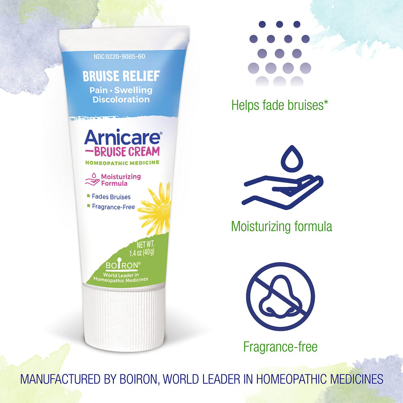 [Australia] - Boiron Arnicare Bruise Cream for Pain Relief from Bruising and Swelling or Discoloration from Injury - 1.4 oz(Pack of 1) 