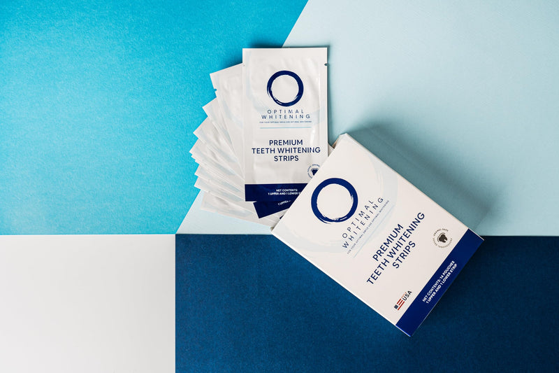 [Australia] - Teeth Whitening Strips, 14 Pack, Removes Surface Stains for Brighter Smile 