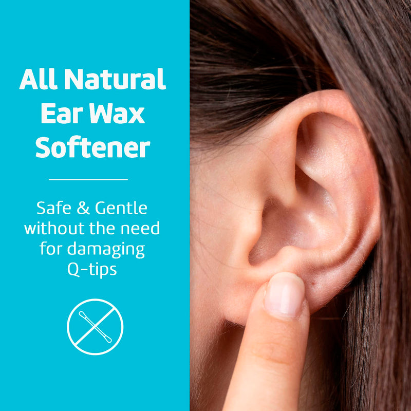 [Australia] - De La Cruz 100% Pure Sweet Oil for Ears with Glass Dropper - All Natural and Gentle Ear Wax Removal - 1 Fl OZ 1 Fl Oz (Pack of 1) 