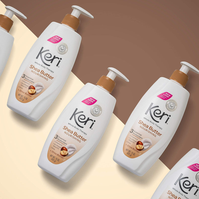 Keri Nourishing Shea Butter Body Lotion, 15 Ounce 15 Ounce (Pack of 1)