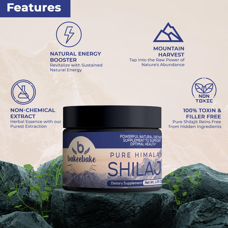 [Australia] - Shilajit Pure Himalayan Organic | Natural Resin with 85+ Trace Minerals | Shilajit for Men | Pure Shilajit Resin | Vegan-Friendly |Organic Shilajit 