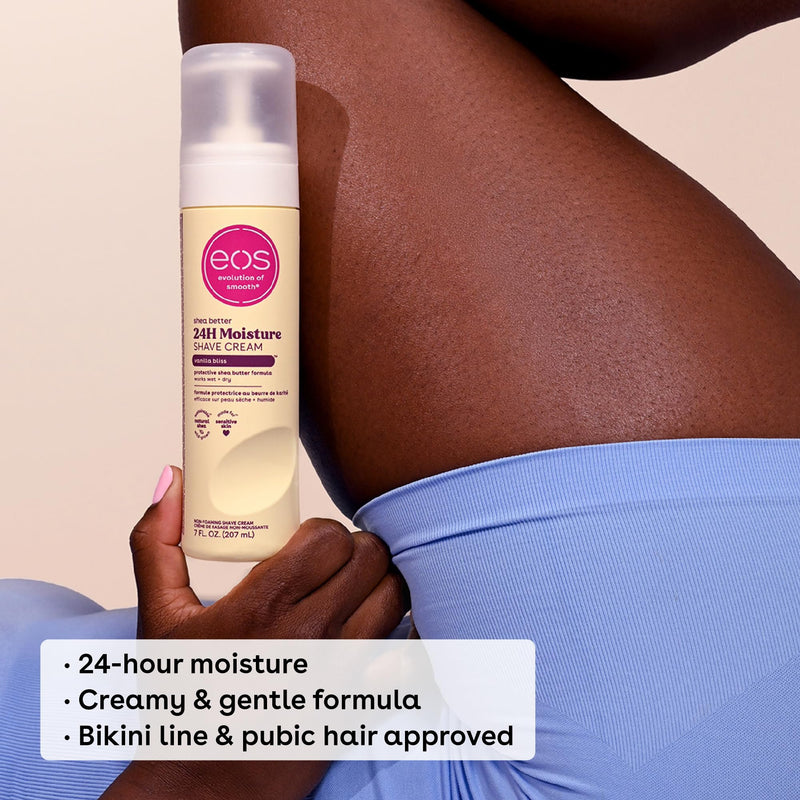 [Australia] - eos Shea Better Women's Shave Cream- Vanilla Bliss, Shea Butter Skin Care, Shaving Cream for Women, 14 fl oz, 2-Pack 14 Ounce (Pack of 2) 