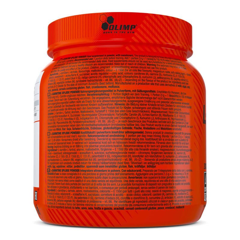 [Australia] - Olimp Sport Nutrition L-Carnitine Xplode powder - dietary supplement, orange flavor, pack of 1 (1 x 300 g) 