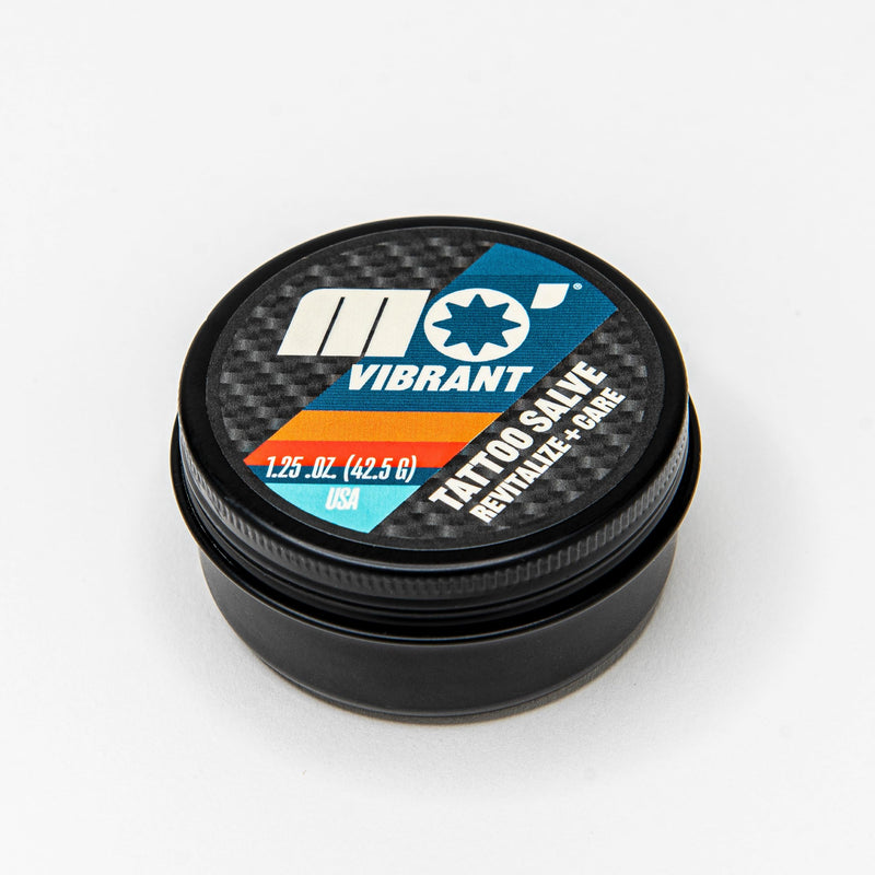 [Australia] - Mo’ Handsome Tattoo Salve – Hydrating Balm for New & Old Ink, Keeps Colors Vibrant & Skin Moisturized –Made in the USA, No Petroleum or Harsh Chemicals – Shea Butter & Vitamin E for Protection, Care 