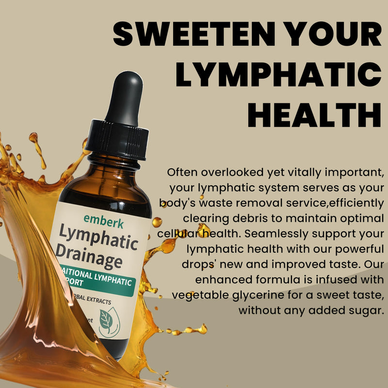 [Australia] - Lymphatic Drainage Drops, 2000mg Herbal Blend with Elderberry & Echinacea Dandelion，– Supports Lymphatic Drainage, Immune System & Detox 2 fl oz (1pcs) 1pcs 
