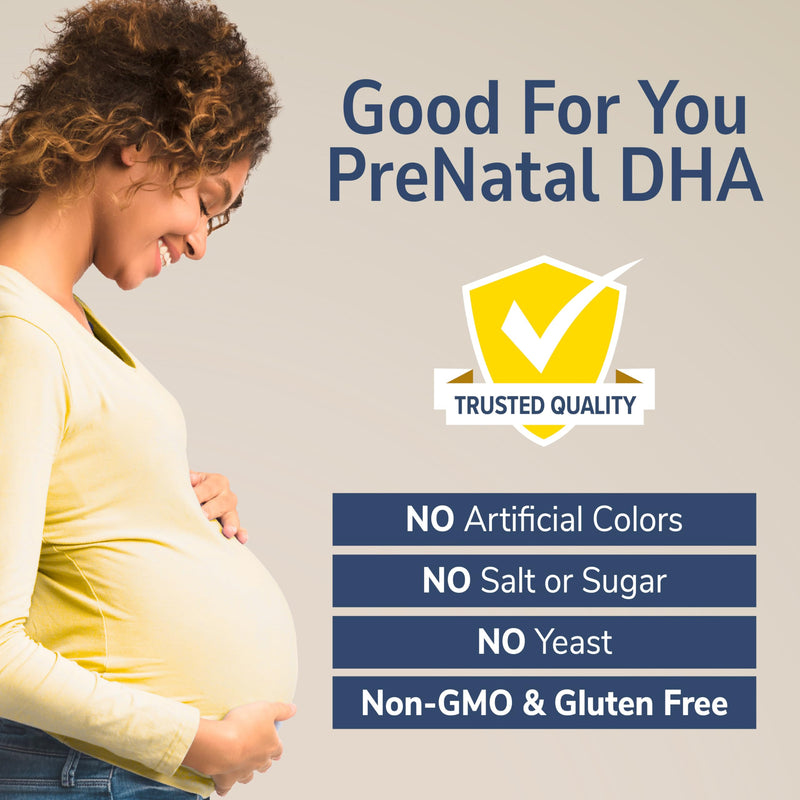 21st Century Prenatal DHA Softgels for Pregnancy & Nursing, 30 Count | Prenatal DHA omega-3 From A Non-Fish Source, Pregnancy & Nursing, Gluten Free Softgels, Gentle Everyday Support