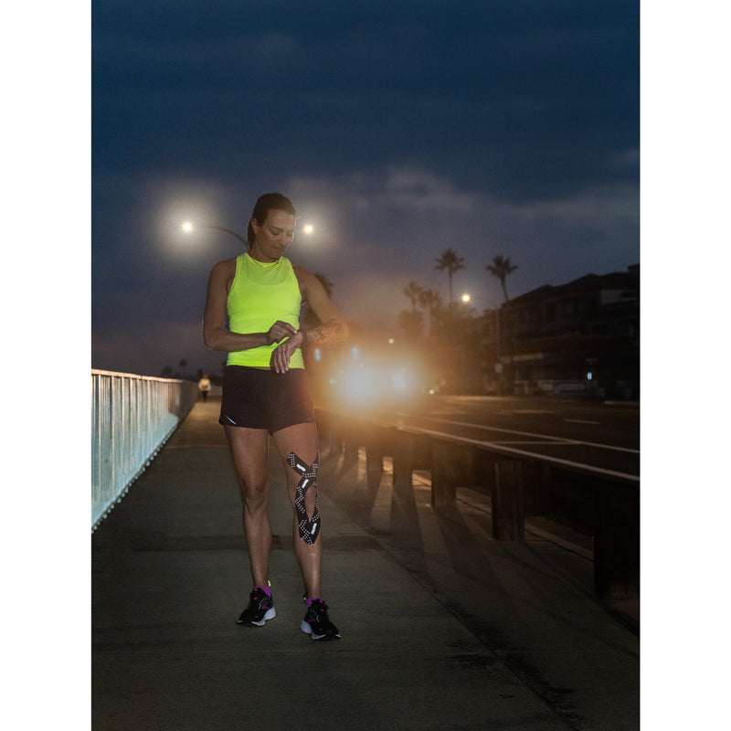 RockTape RockFlash Reflective Kinesiology Tape, Sport-Optimized