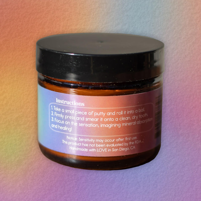 [Australia] - Primal Puddy - 1oz Remineralizing Tooth Spot Treatment - Hydroxyapatite, Tallow, Colostrum, Shilajit - All Natural Preservative & Chemical Free 1 Ounce 