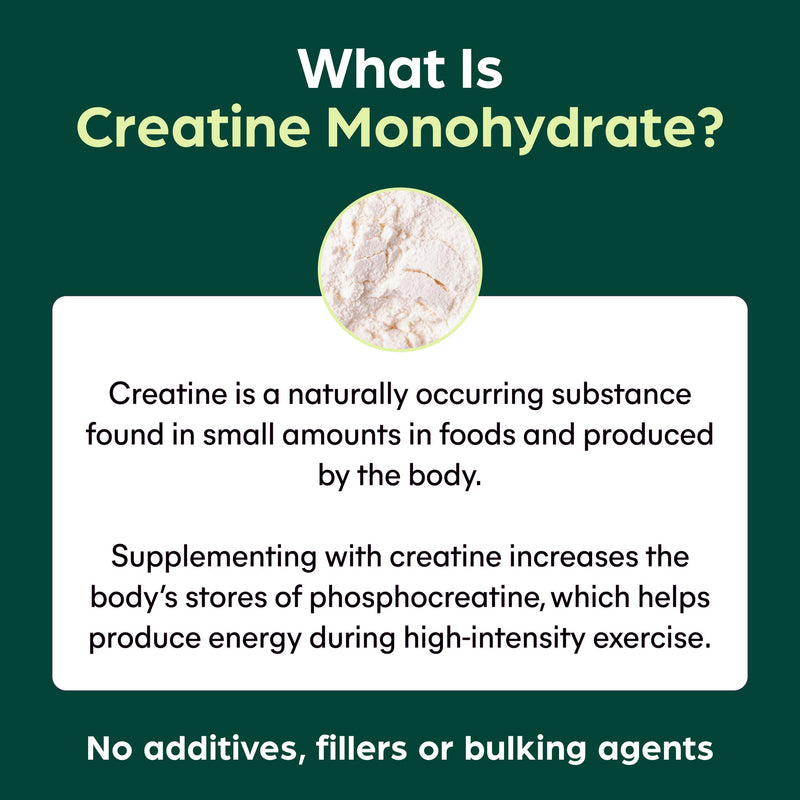 Purolabs Creatine Monohydrate Powder 300g | Unflavoured 100% Pure Micronised Creatine | Supports Muscle Growth, Recovery & Strength Performance | 60 Servings
