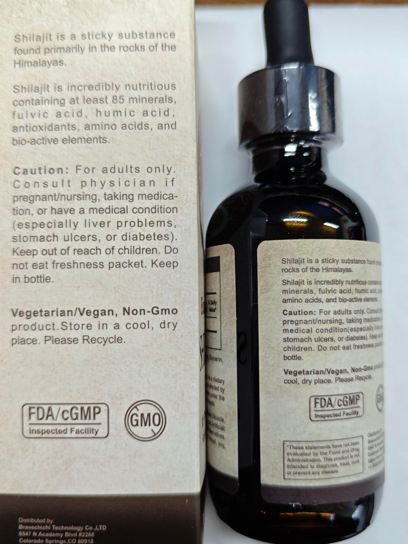 [Australia] - Shilajit Original Drops | Natural Himalayan Shilajit | Enriched with 60% fulvic acid, 85+ minerals, vegan | Easily absorbable | 60ml 60ml (pack of 1) 