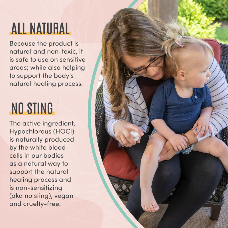 [Australia] - Active Skin Repair Natural, Non-Toxic, No Sting Baby Spray First Aid Safe For Use on Diaper Rash, Baby Acne, Eczema, Cuts, Wounds, Scrapes, and Other Skin Irritations (3 oz. Spray) 