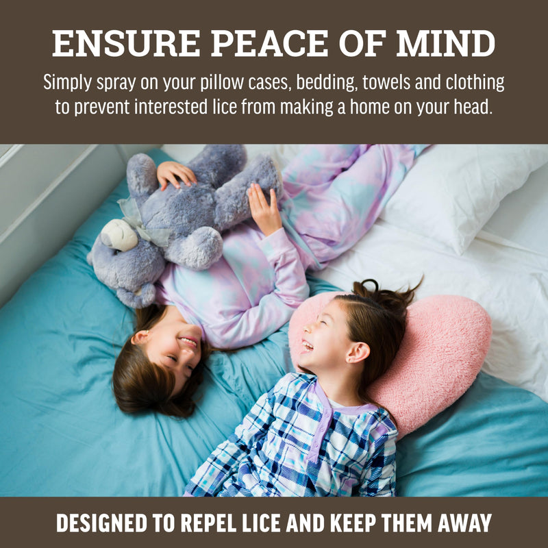 [Australia] - Keep Away Lice Preventative Spray for Hair, Bedding, Coats and Backpacks - Safe, Non-Toxic - Organic Essential Oils of Peppermint, Lemon and Rosemary - 8 fl oz - 2 Pack 8 Ounce Bottle (Pack of 2) 