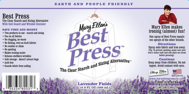 [Australia] - Mary Ellen Products Alt 16 Oz Starch Alternative, 16.9 Fl Oz (Pack of 1), Lavender Fields 