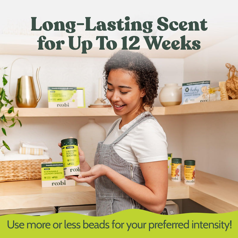 [Australia] - Sustainable Laundry Scent Booster Beads. Linen Breeze Fragrance Laundry Beads. Up to 20 Washing Cycles. Carbon Neutral, 100% Vegan. 