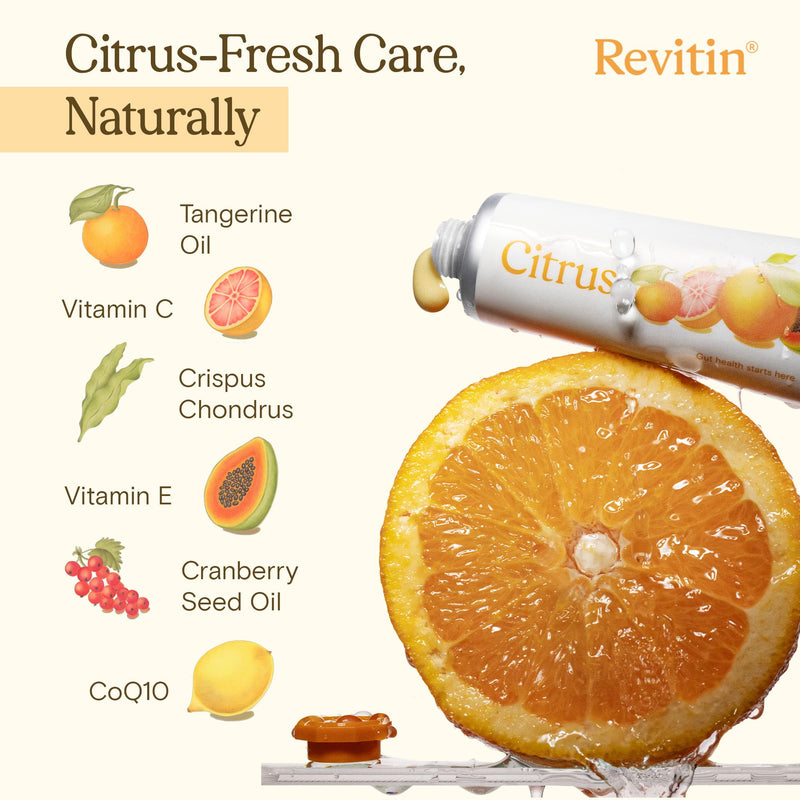 [Australia] - Revitin Toothpaste | Fluoride-Free Prebiotic Citrus Tooth Gel | No SLS, Gluten Free, Dye Free, GMO Free, No Sweeteners | Non-Toxic, Kid Approved 3.4 Ounce (Pack of 1) 