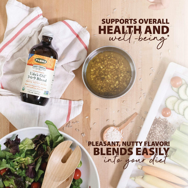 [Australia] - Flora - Udo's Choice, Omega 369 Oil Blend, High Lignan, 8.5 Fl Oz 