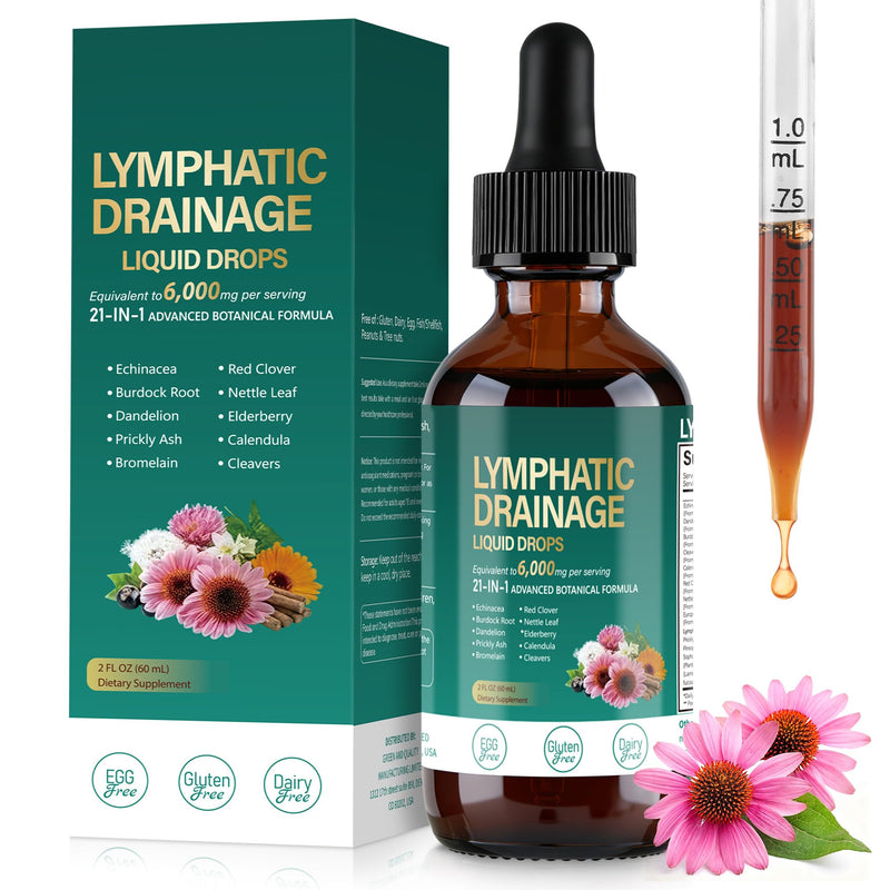 Lymphatic Drainage Drops - Reduce Swelling（60ml