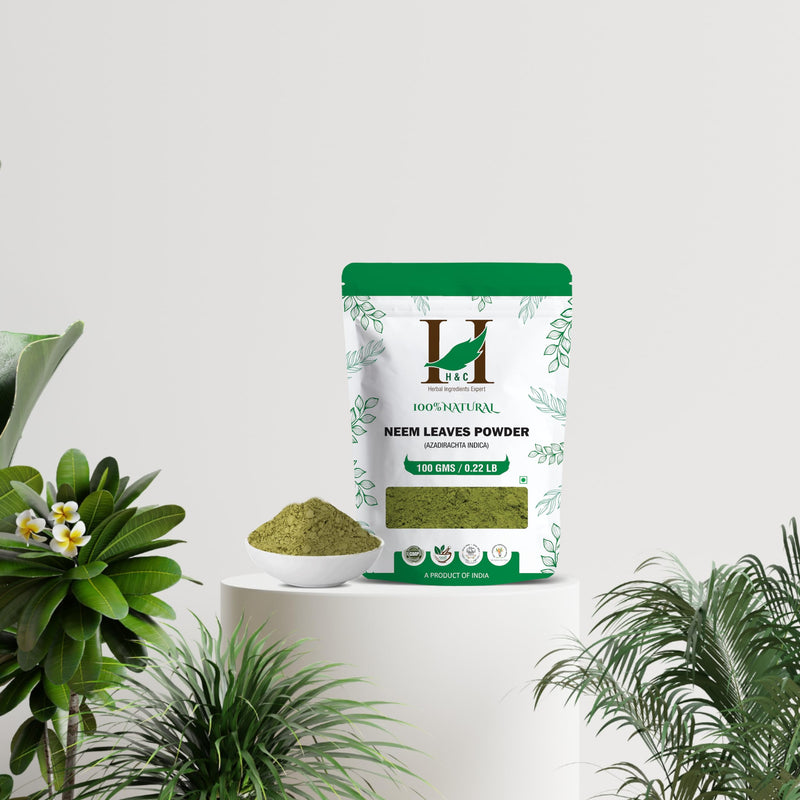 [Australia] - H&C Natural Neem Leaves Powder, 227 Grams (1/2 lb) 