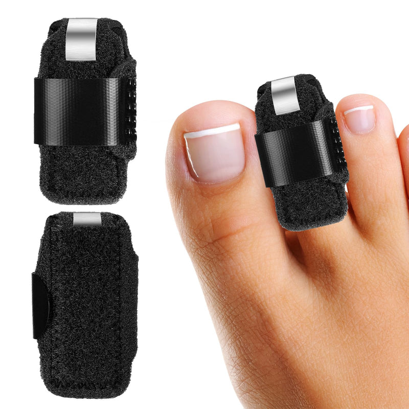 [Australia] - Toe Splint of Broken Toe Toe Straightener Toe Straightener for Aligning and Supporting Toes for Hammer Toes Bent Toes 2Pcs 