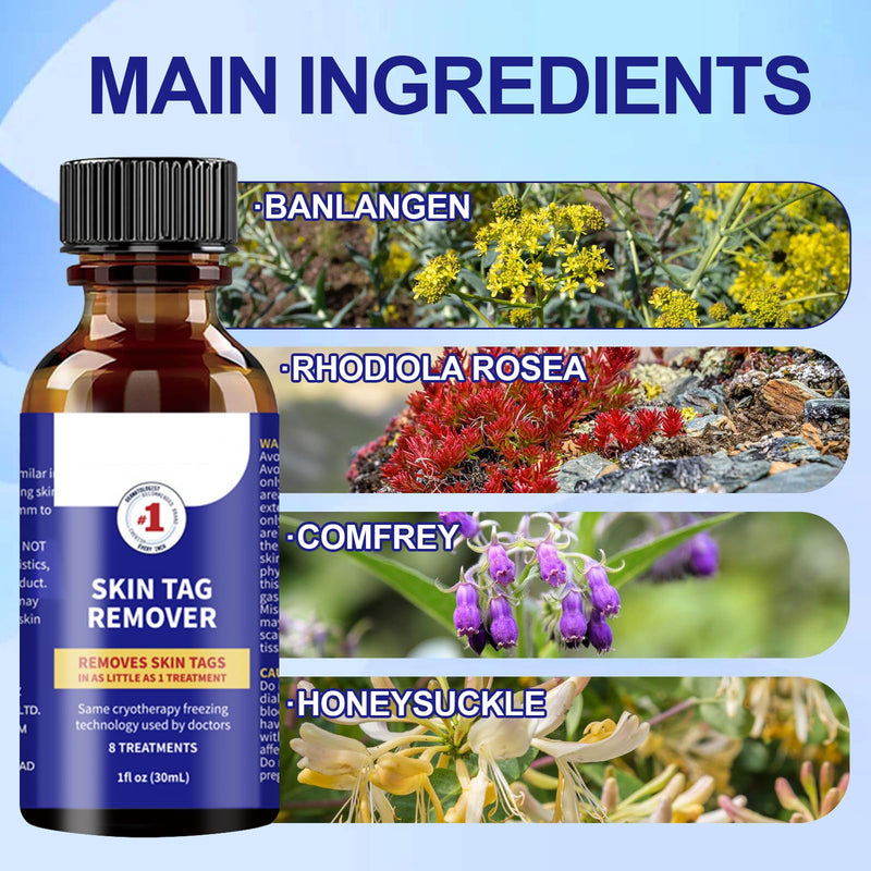 [Australia] - 30 ml skin tag remover, stalk warts removal quickly, skin tag remover kit, easy and convenient for most body parts, leaves the skin smooth 