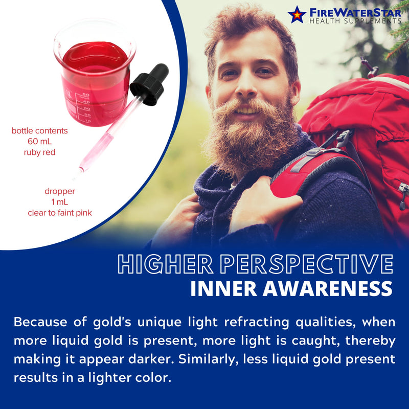 [Australia] - FWS Colloidal Gold - Liquid Gold Drops - 99.99% Pure Swiss Gold - 100 ppm - Ruby Red - Real 24K Gold - Gold Water - Ascension Aid - Brain Boost - Enhance Awareness, Clarity, Dreams, and Intuition 