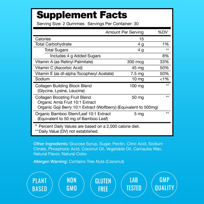 NutraChamps Biotin Gummies and Collagen Boosting Gummies 2 Pack Bundle