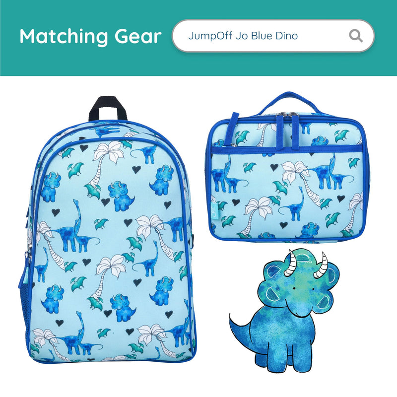 Wildkin Unisex Kid's School 18 x 9 x 9 inches Blue Dino
