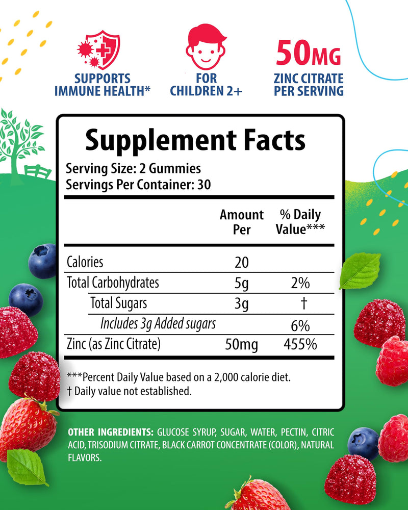 SUNNY SAM Vitamin D3 K2 Gummies 5000 IU - Immune & Bone Support - Sugar-Free & Zinc Gummies for Kids & Adults