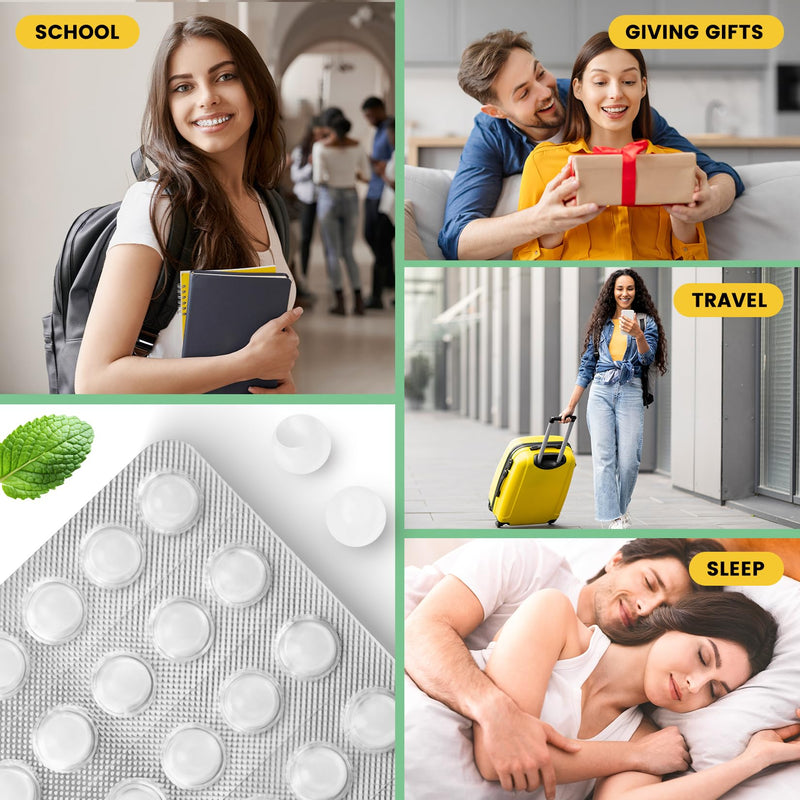 [Australia] - Orthodontic Wax for Braces Wax 120 Individual Hygienic Packaging Dental Wax Dots Mint 120PCS 