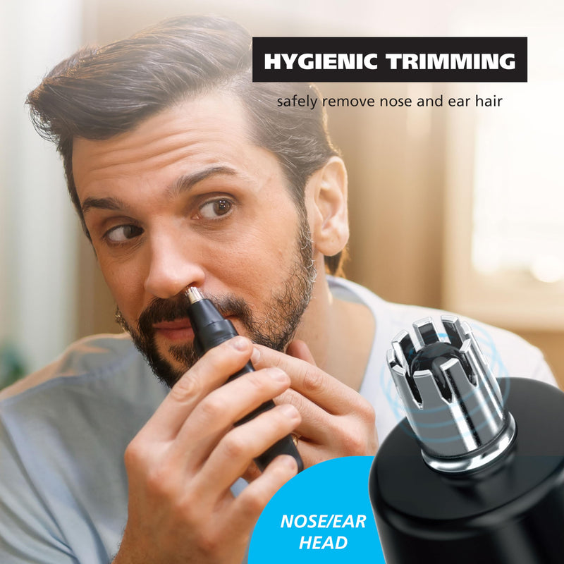 [Australia] - Wahl Pro Series® Rechargeable Eyebrow, Ear & Nose Hair Trimmer for Men – Painless DualTech® Eyebrow Trimmer & Facial Hair Removal Device – Model 3025656 