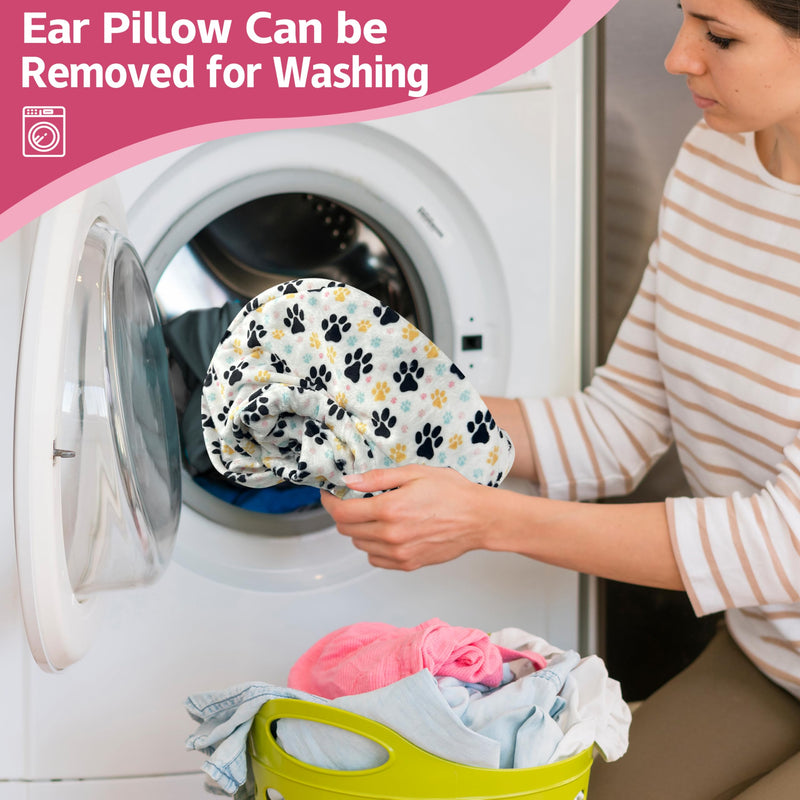 [Australia] - Ear Piercing Pillow for Side Sleepers with Washable Cover Pillows with Holes for Ear Pain,Donut Pillow for Adults CNH Ear Pain Relief Pressure Sores Ear Pillow with Hole in Center 