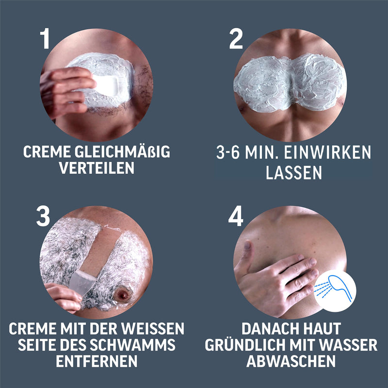 [Australia] - Veet Men Hair Removal Cream for Upper Body & Legs - Hair Removal Cream for Men, Hair Removal in 3-6 Minutes - 200 ml Tube & Spatula 200 ml (Pack of 1) 