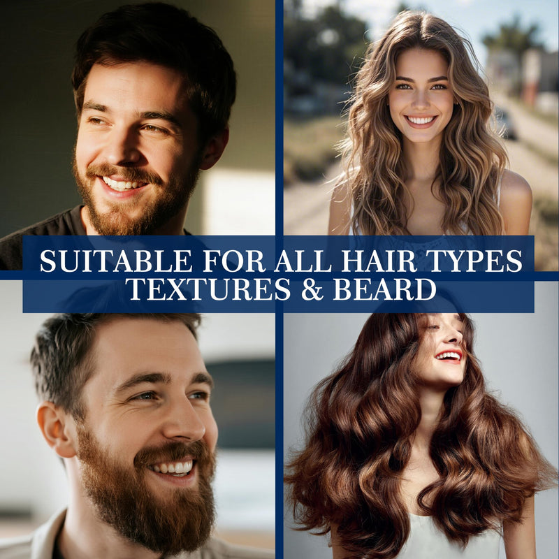 5% Minoxidil Hair & Beard Regrowth Spray Kit for Men & Women, 2 x 1 fl oz | Extra Strength topical solution treatment for hair loss and thinning areas, designed for controlled and convenient daily use.