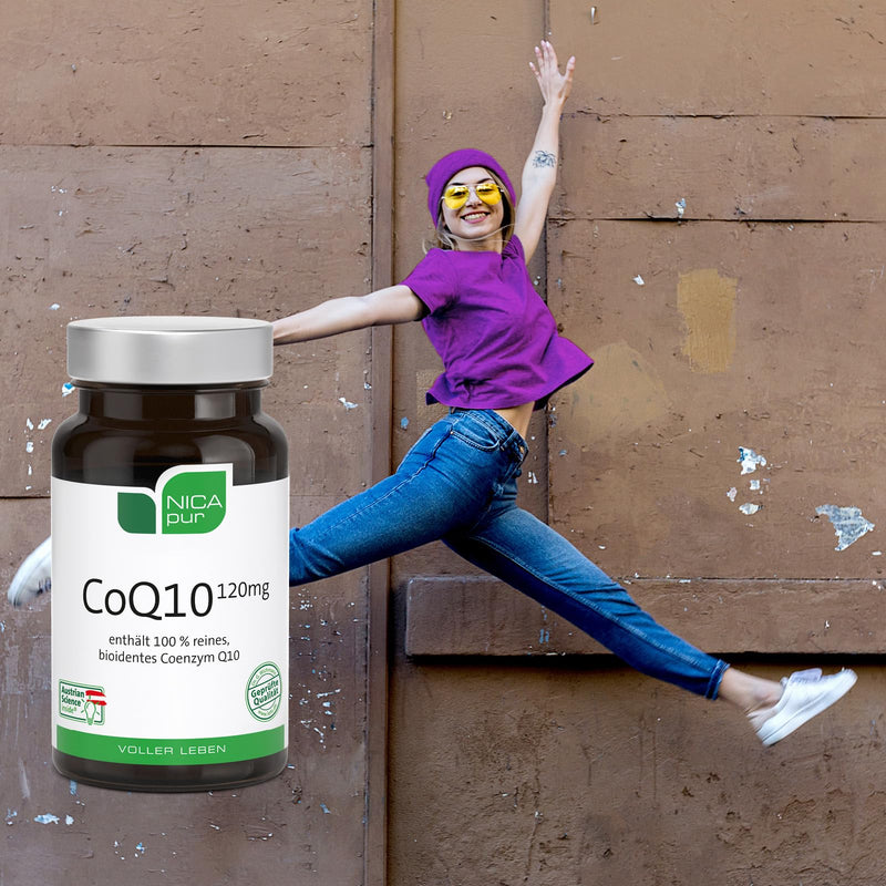 [Australia] - nicapur® Coenzyme Q10 120 mg I HIGH DOSE - 100% pure, bioidentical COENZYME Q10 60 pieces (pack of 1) 