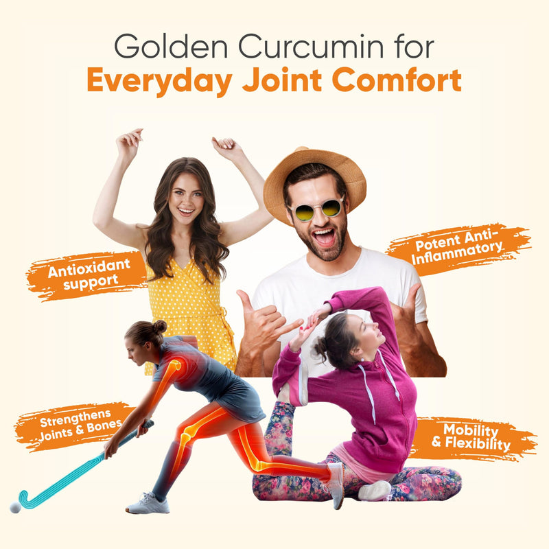 Vitaminnica Curcumin 95 | High Strength Curcumin Capsules containing 96.9% Curcuminoids and Black Pepper Extract | 500mg x 60 Veg Capsules | Joint Health